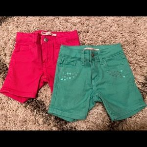 Toddler Girls Levi Shorts